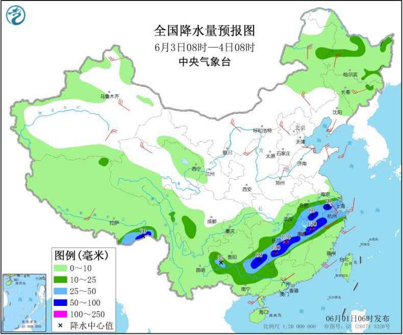  华南等地有较强降水 华北等地有强对流天气